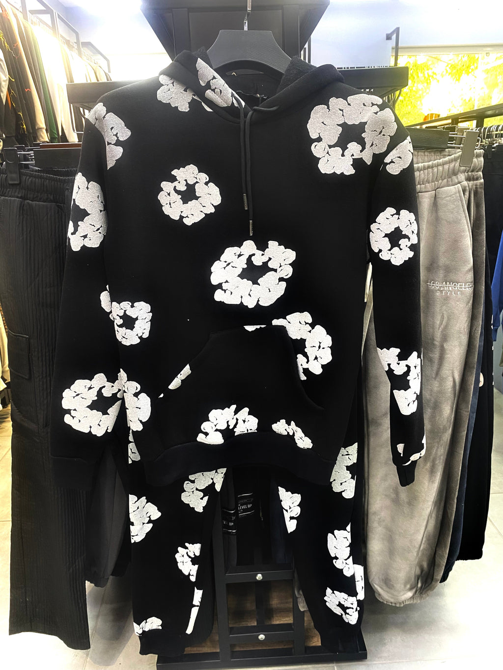 Σετ Φόρμα Denim Tears Μαύρο