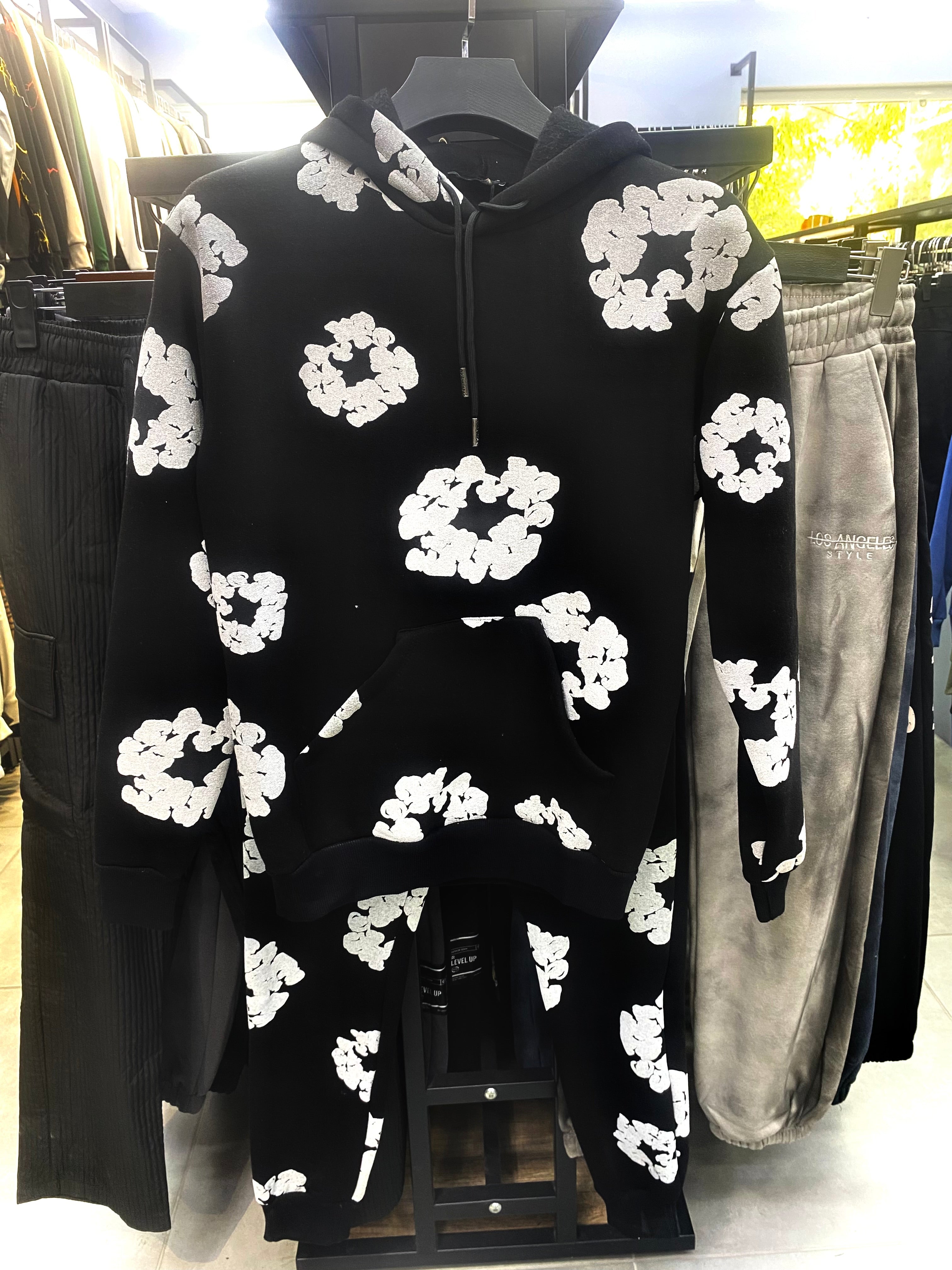 Σετ Φόρμα Denim Tears Μαύρο