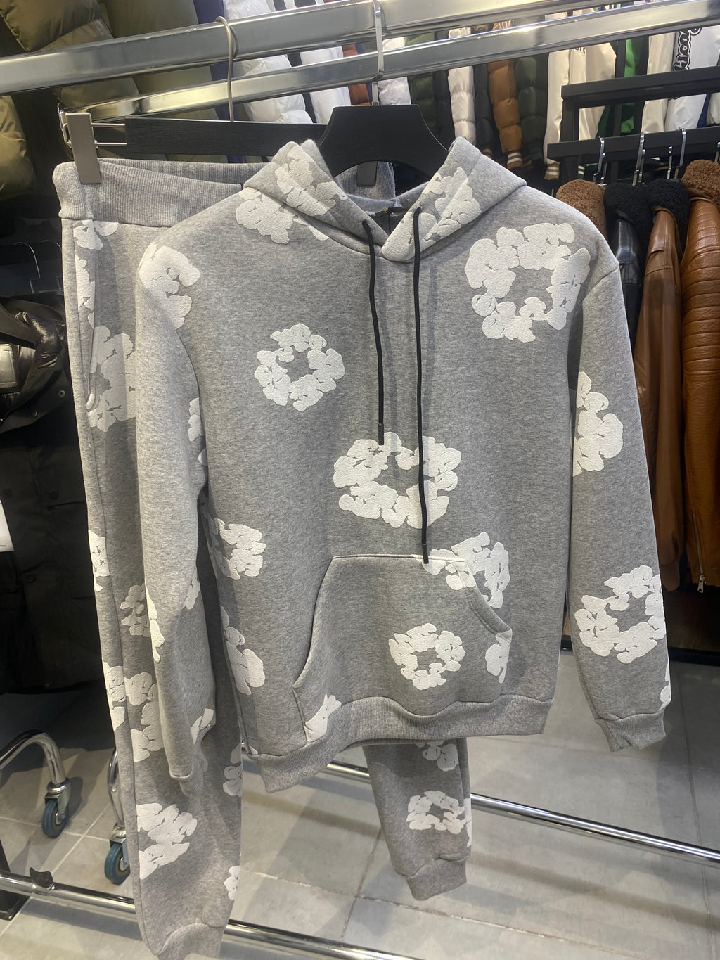 Σετ Φόρμα Denim Tears Γκρι